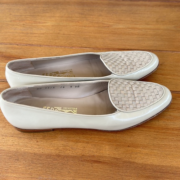 Salvatore FERRAGAMO Leather Loafers Flats size 9 - Picture 3 of 11